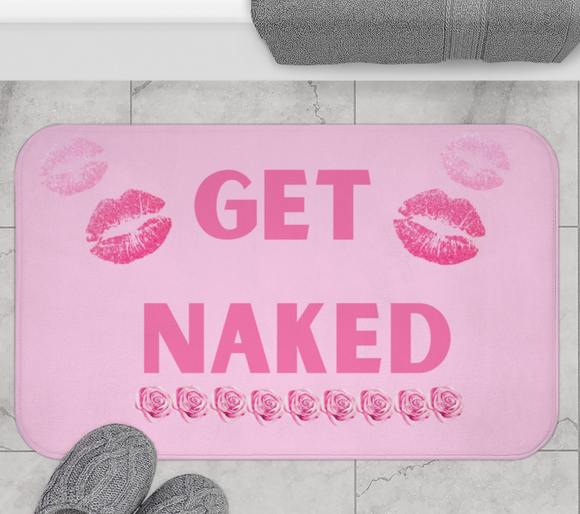 Get naked bath mat